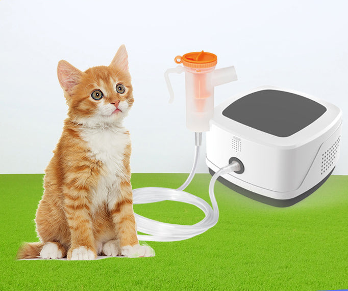 HOMEDSUN Electronic Nebulizer for Pets - Portable & Silent Inhalation Therapy for Dogs & Cats