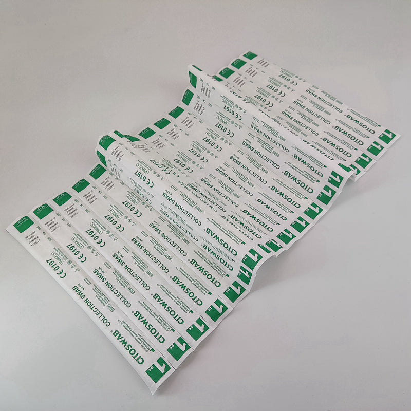 HOMEDSUN Nasopharyngeal Swab for Antigen Testing | Flocked High-Release Tip | 15 cm Flexible Shaft + 8 cm Breakpoint | EO-Sterile, Individually Wrapped